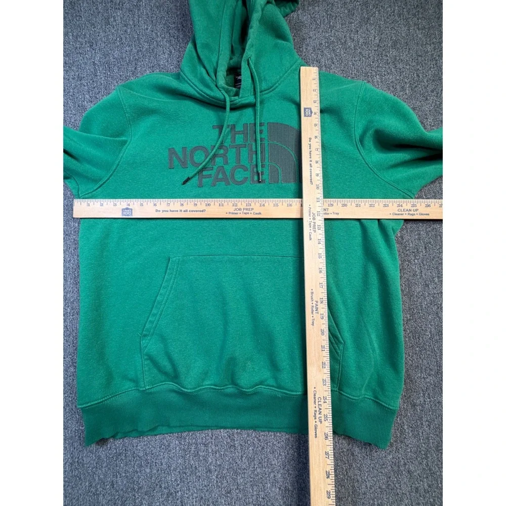 The North Face Mens Green Logo Pullover‎ Hoodie Sweatshirt A7RAC F22 Large
